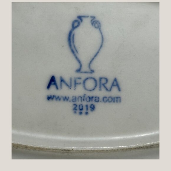 12" Oval Serving Platter Puebla Blue by Anfora (Mexico) - Picture 4 of 9